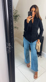 New Seren soft stretch peplum cardigan