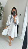 Mykonos Tiered Anglaise dress