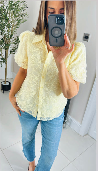 Sale last one Kiko puff sleeve shirt