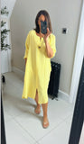 Tara cotton cheesecloth tunic dress