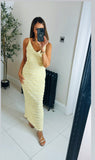 Sale last one Sophie spaghetti strap ruffle maxi