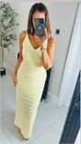 Sale last one Sophie spaghetti strap ruffle maxi