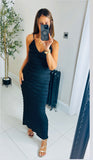 Sale last one Sophie spaghetti strap ruffle maxi