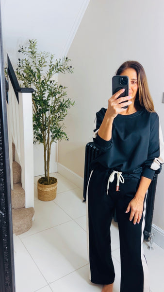 New Clancey side stripe tracksuit