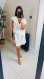 New Phoebe ruffle front T back top