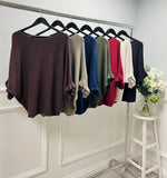 New Nancy ruffle sleeve jumper