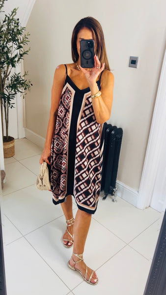 New Geo cami swing dress