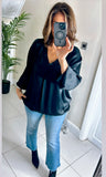 New Florence satin slouch top