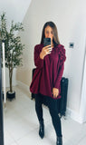 New Ruffle Roses fine knit jumper