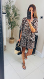 New Betsy cotton leopard shorts coord set