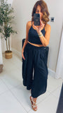 Kiki split leg swishy trousers