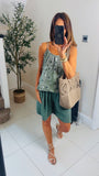 New Havana 100% cotton swing top shorts set