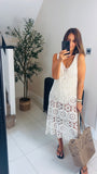 Clemmie Crochet beach dress