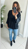 New Florence satin slouch top