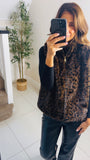 New Milo faux fur leopard gilet