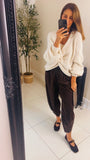 Nina needlecord relaxed fit trousers