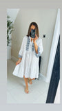 Mykonos Tiered Anglaise dress