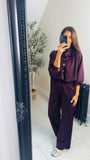 New Claude Balloon Sleeve jacket tracksuit coord