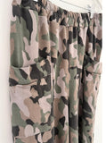 New Frankie camo barrel leg joggers