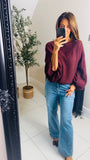 New Freida balloon sleeve jumper