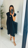Sale last one Ava gold button midi dress