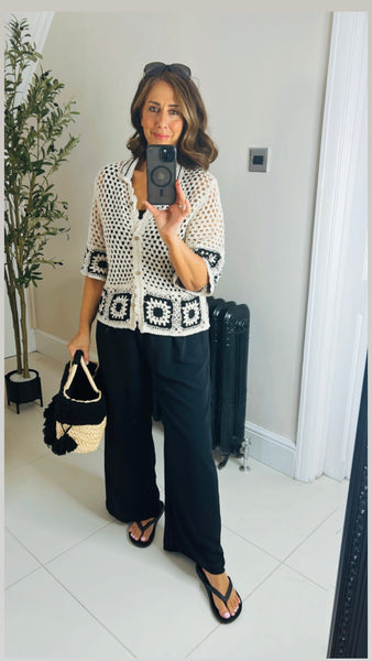 Mabel crochet cardi