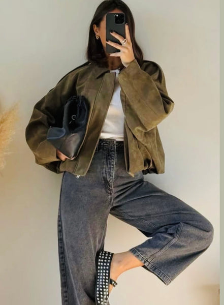 New Luna suedette jacket