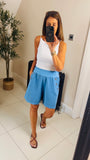 Aisha linen mix shorts