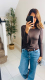 New Sheer luxe cashmere mix layering top