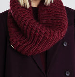 Sale last one chunky knit (handmade style) snood scarf