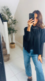 New Bay cape style swing knit cardigan