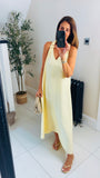 Carlo gold buckle maxi