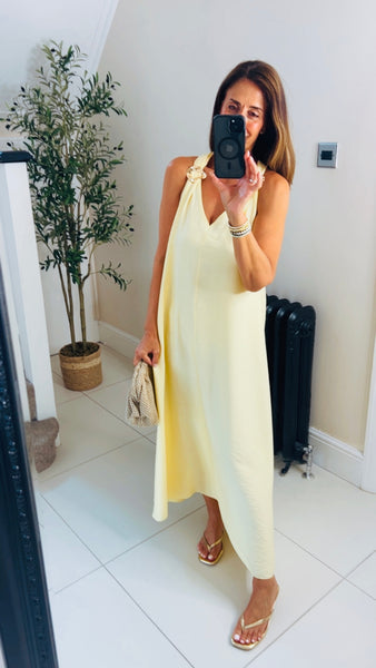 Carlo gold buckle maxi