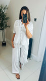 Florence crochet pocket trouser co-ord