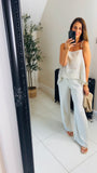 New Capri scarf style trousers & top coord set
