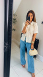 Serenity crochet shirt