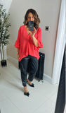 Betty ruffle sleeve top