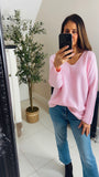 New Penny soft slouch V neck jumper