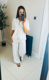 Florence crochet pocket trouser co-ord