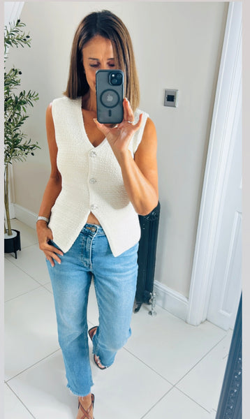 Sale last one Johanna knit waistcoat