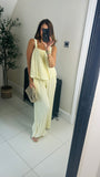 New Wren pleated trousers & vest coord set