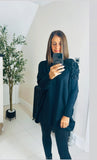 New Ruffle Roses fine knit jumper
