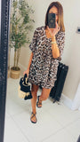 New Betsy cotton leopard shorts coord set