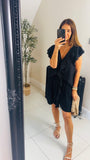 New Phoebe ruffle front T back top