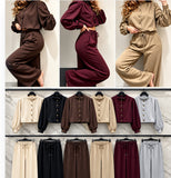 New Claude Balloon Sleeve jacket tracksuit coord