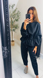 New Leon soft scuba barrel leg style co-ord