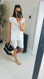Kelsey cheesecloth shorts & top set