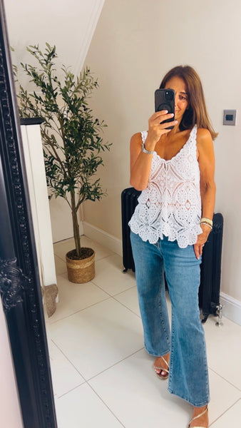 New Ciara crochet swing vest