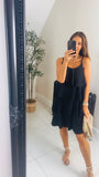 New Hailie tiered ruffle dress