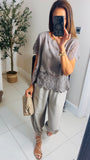 New Tracy boho style lace sleeve top